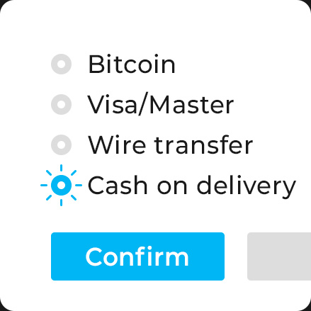 Cash on delivery - Step 1