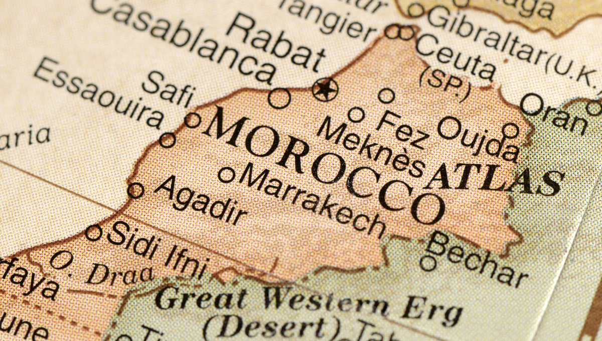 Extractionsishene: A Flavor That Gives Moroccan Extractions Its Unique Aroma: The map of Morocco