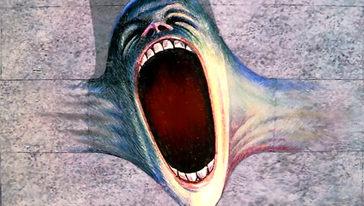 Filmplakat von Pink Floyd - The Wall, ideal für einen berauschten Filmabend.