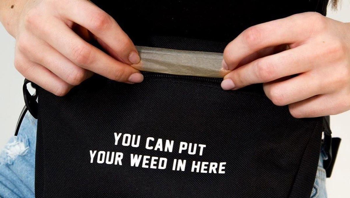 Keeping your stash on you is the best way to hide your plants.