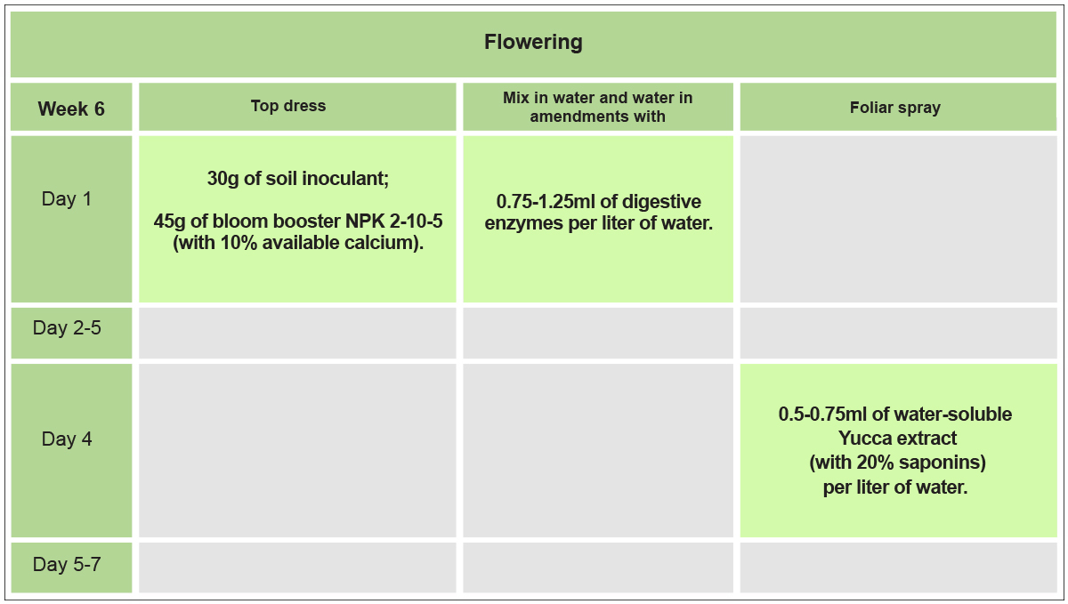 No-till plants guide: week 6