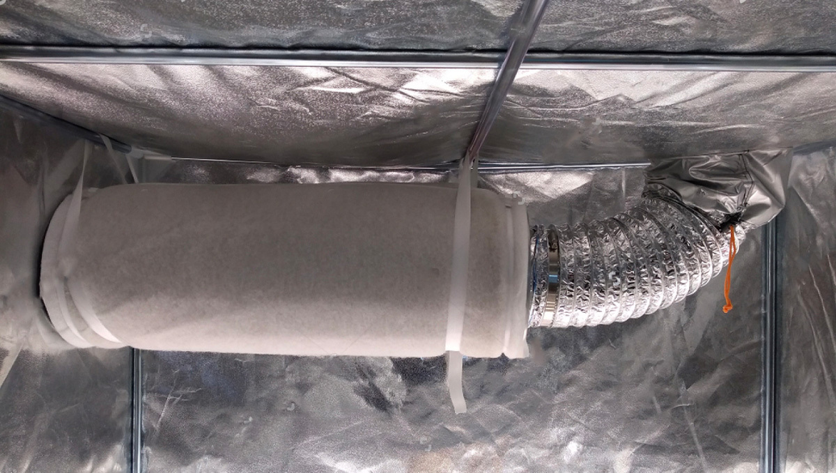Diy grow room: carbon filter