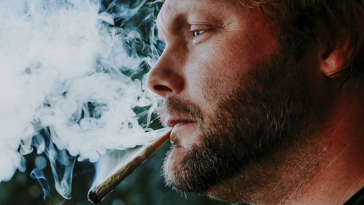 The heavy hitter type of smoker seems like he can't get enough of it.