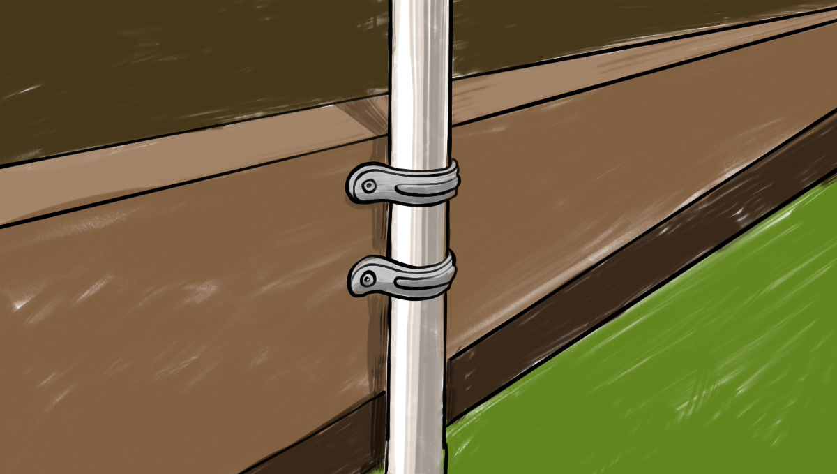 How To Build A Greenhouse: hold and support the structure