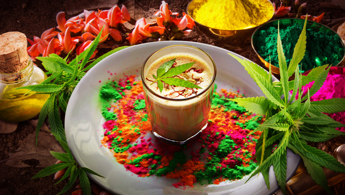 Bhang is a plants infused drink original from India.