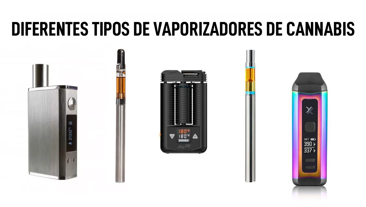 Diferentes tipos de vaporizadores de cannabis