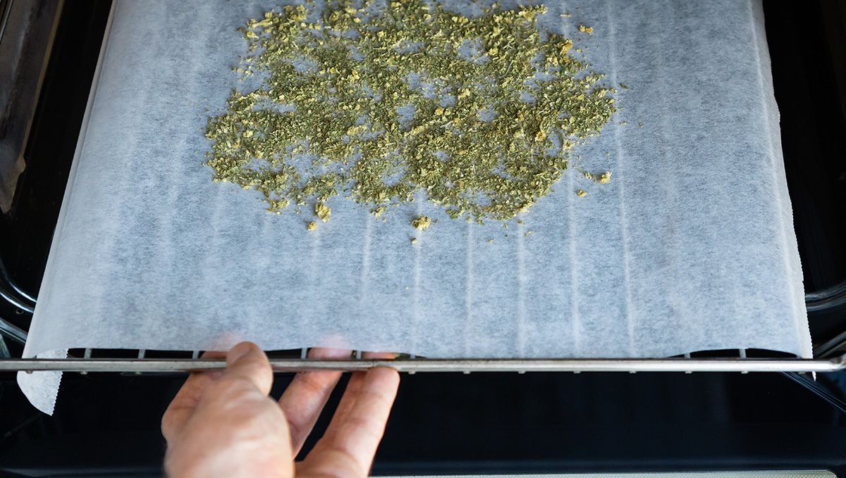 Plants cake recipe ideas: decarboxylation process