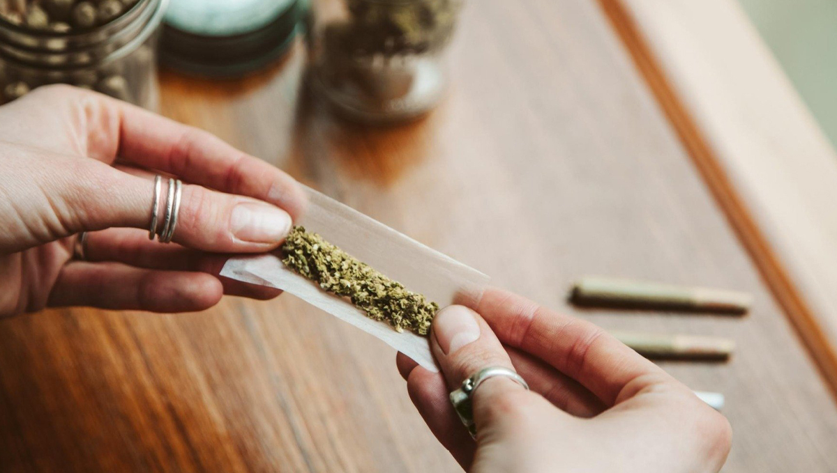 Many US Companies to Stop Screening New Hires for Plants Use: A woman's hands as she's rolling a plants joint