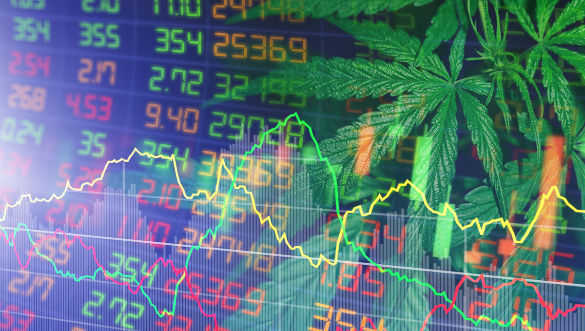 未来のユニコーンのための牧場？米国大麻産業は2026年までに500億ドル規模に: 市場チャートと大麻の葉