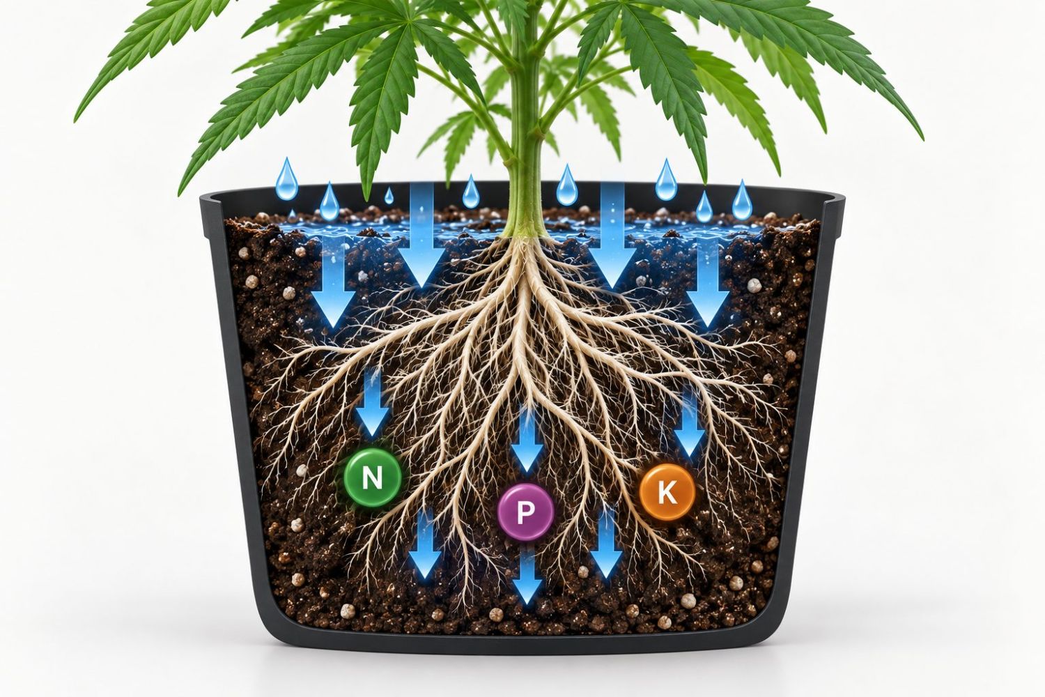 Harvest Your Autoflowering Cannabis: flushing