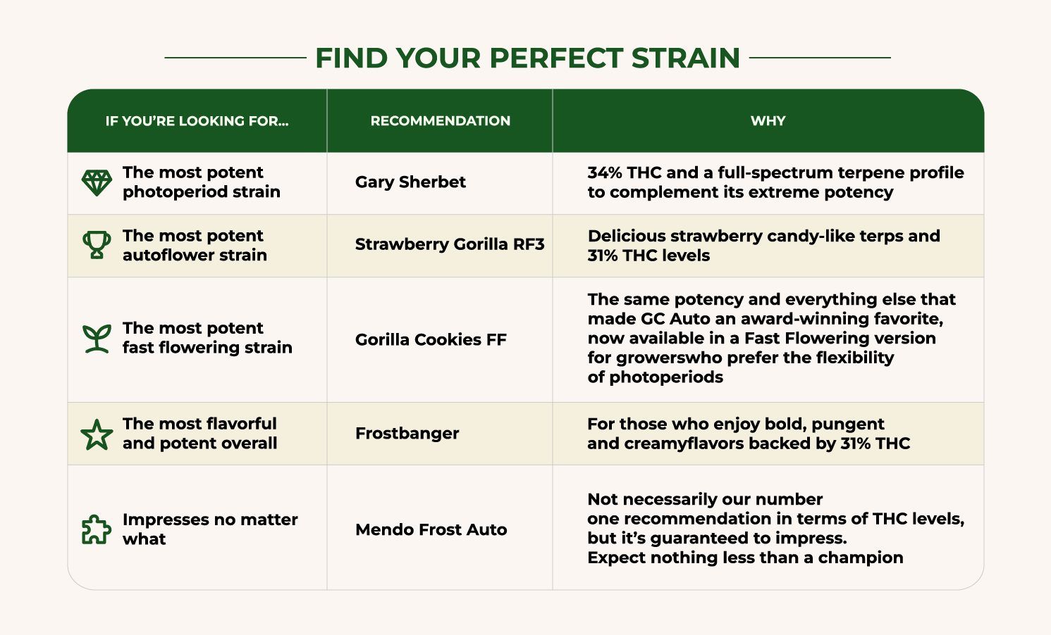 Which High THC Strain Is Right For You?