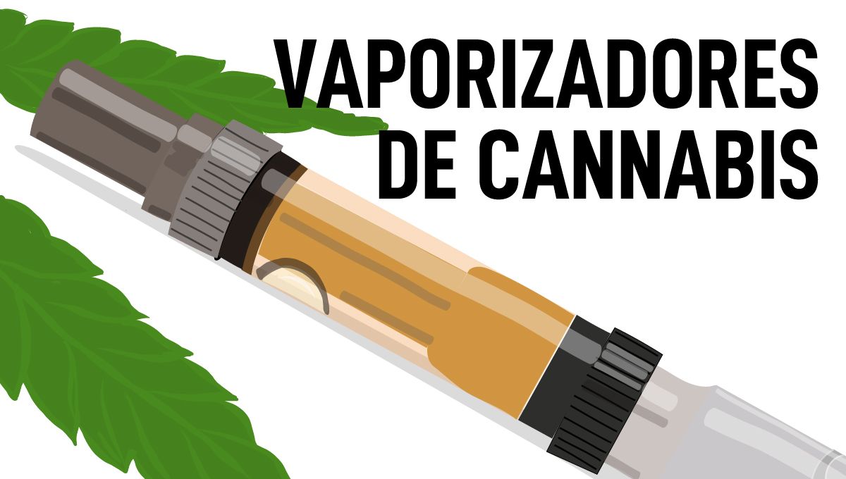 Vaporizadores: Ilustra&ccedil;&atilde;o do vaporizador-caneta para Cannabis