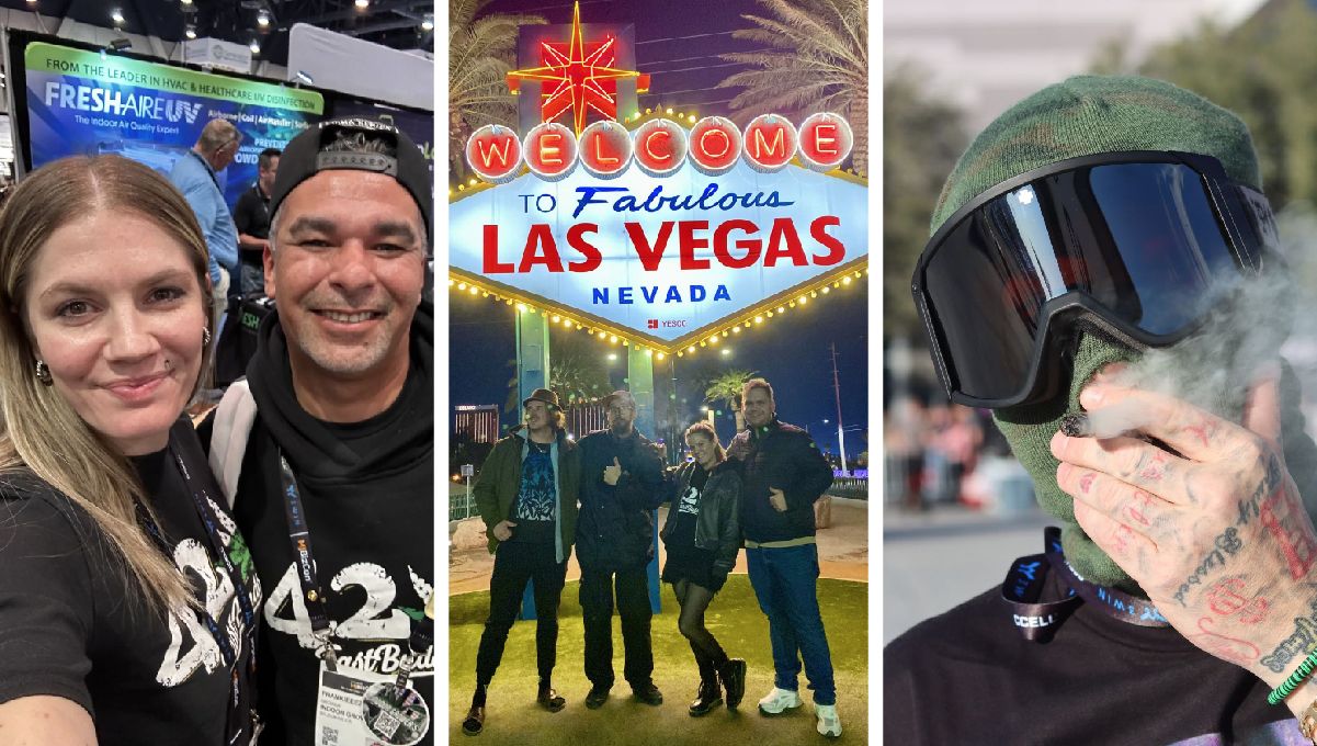 Our team and supporters at MJBizCon.