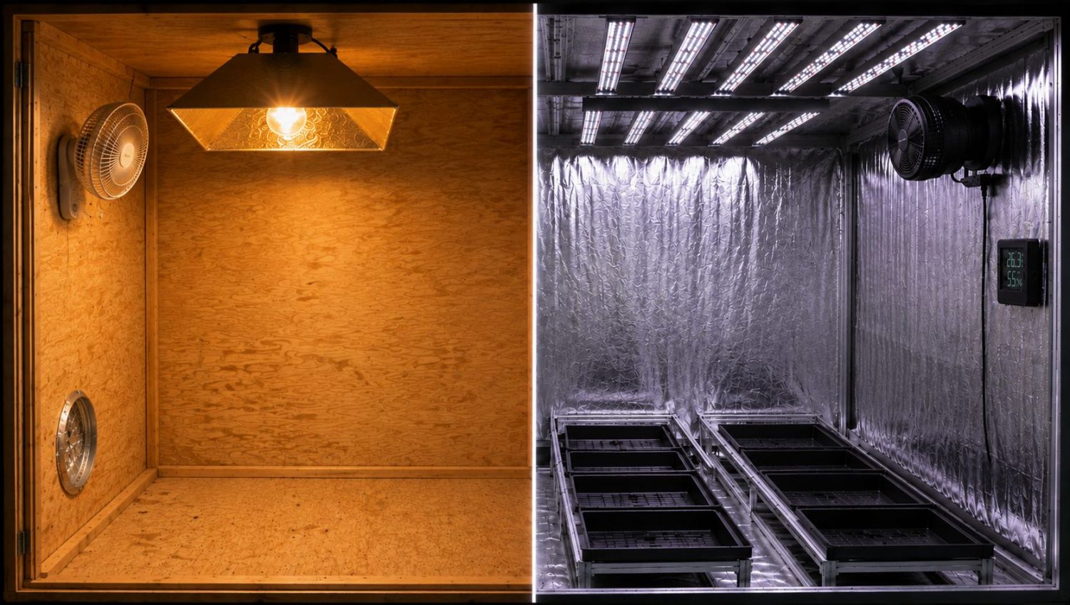 Indoor grow tent: store-bought vs DIY