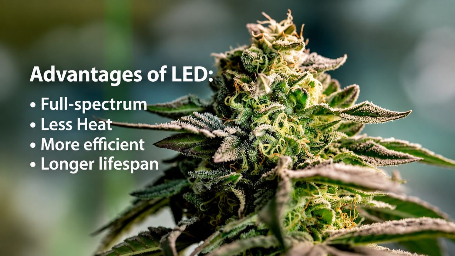 Grow Autoflowers with LEDs: advantages