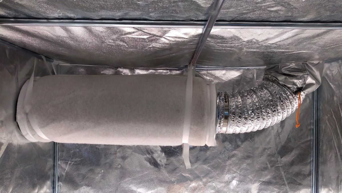 Ventilation for grow tent or grow room: Proper fan and filter maintenance