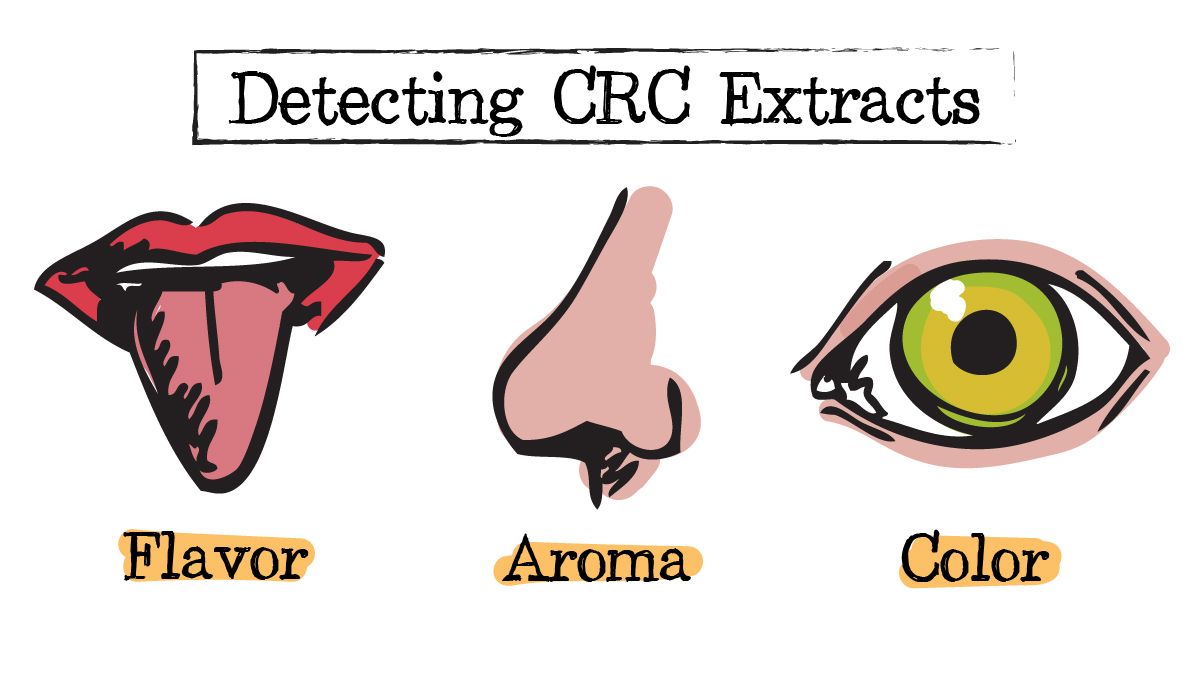 Color remediation column: how to detect CRC extracts