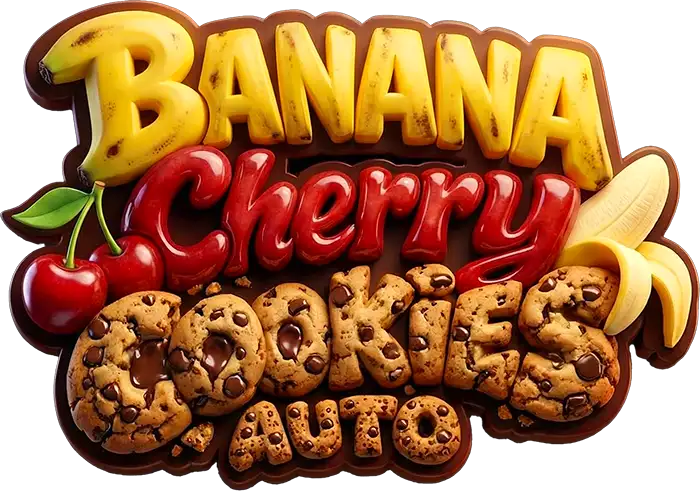 Banana Cherry Cookies Auto Logo