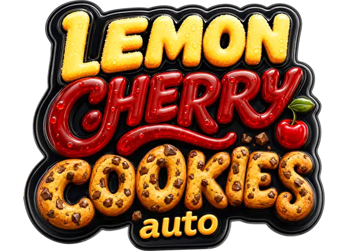 Lemon Cherry Cookies Auto Logo