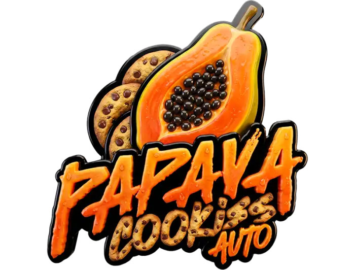 Papaya Cookies Auto Logo