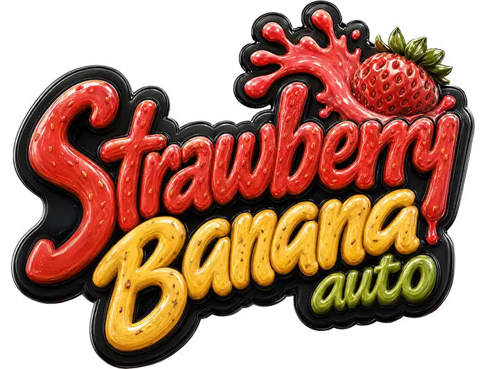 Strawberry Banana Auto Logo