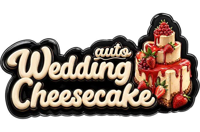 Wedding Cheesecake Auto Logo