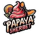 Papaya Sherbet logotype