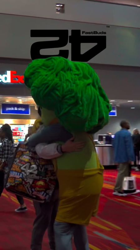 MJBizCon 2024 - The Fast Buds Broccoli Mascot in Las Vegas