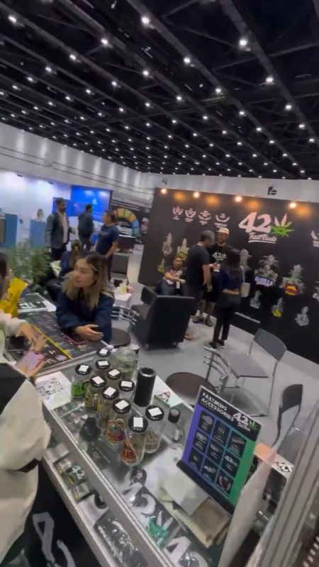 Asia International Hemp Expo 2023 - Fast Buds Booth in Bangkok