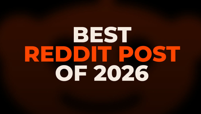 Wir suchen den besten Reddit-Post 2026