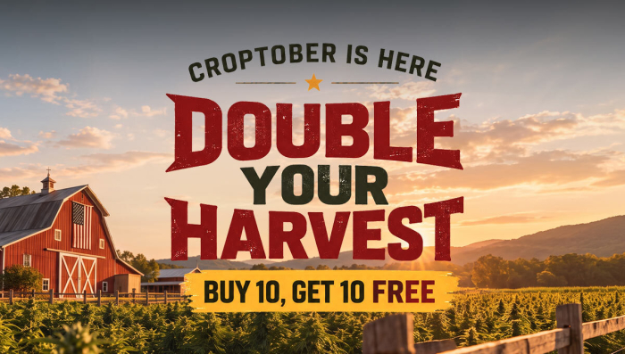 Croptober läuft weiter: Verdopple deine Ernte!