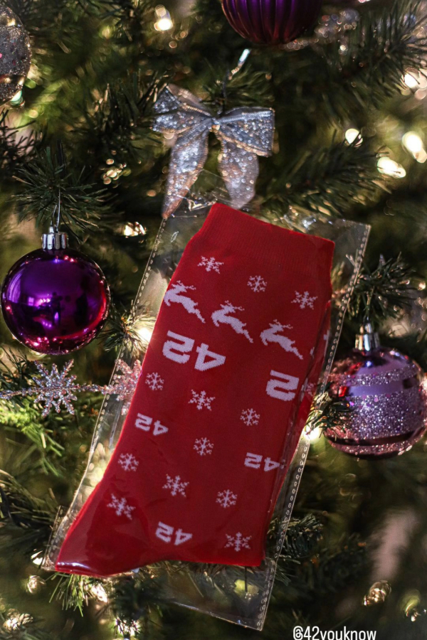 Instagram Christmas socks