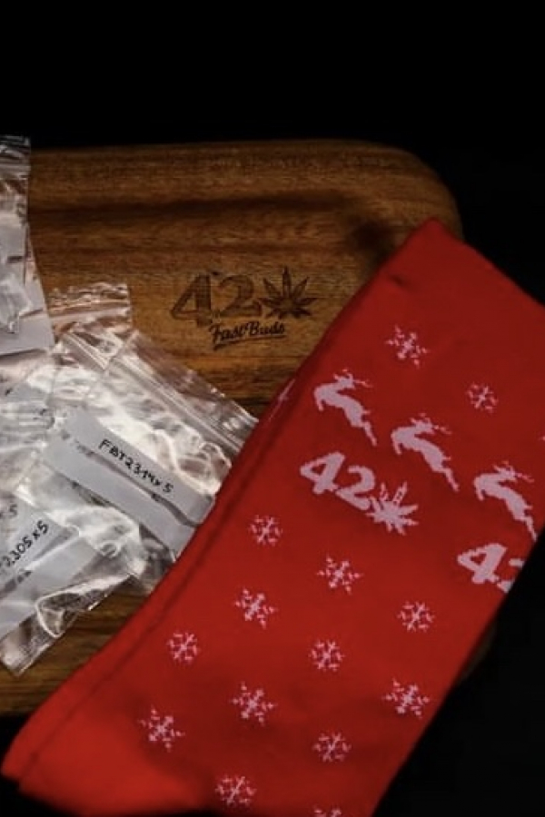 Instagram Christmas socks